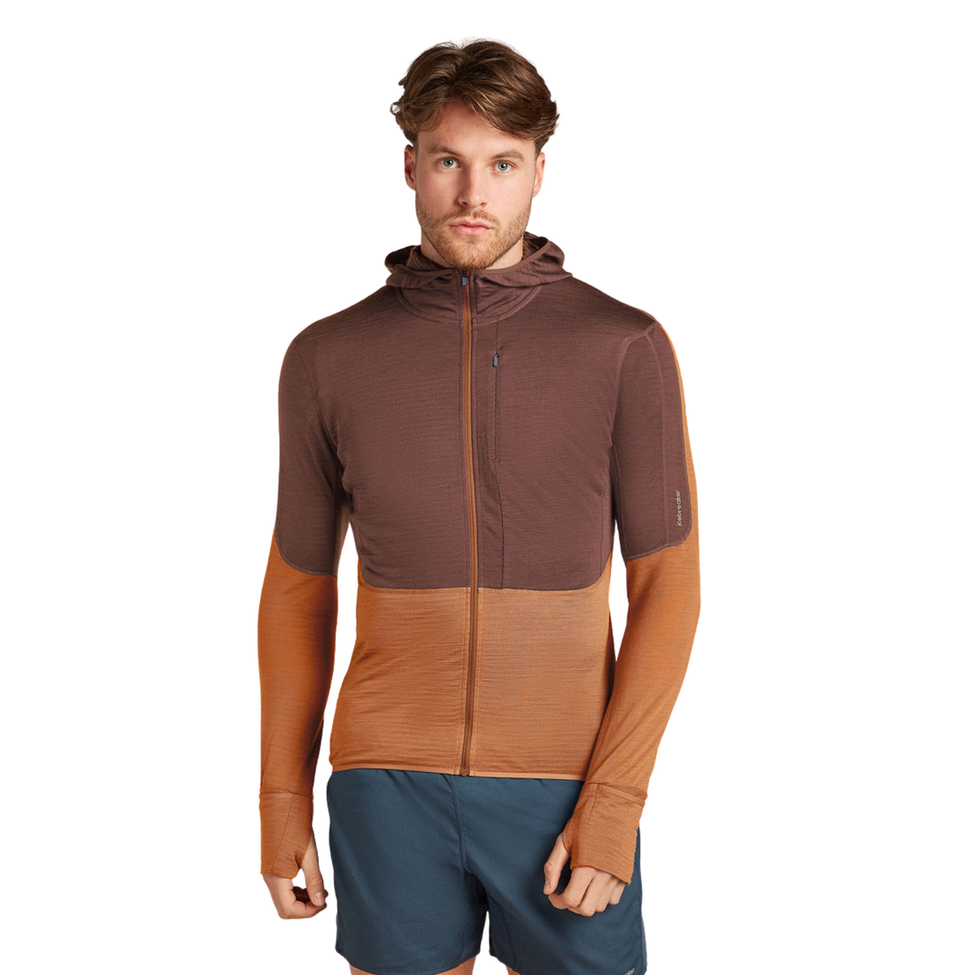 Merino Blend 200 RealFleece Descender Long Sleeve Zip Hoodie - Men's