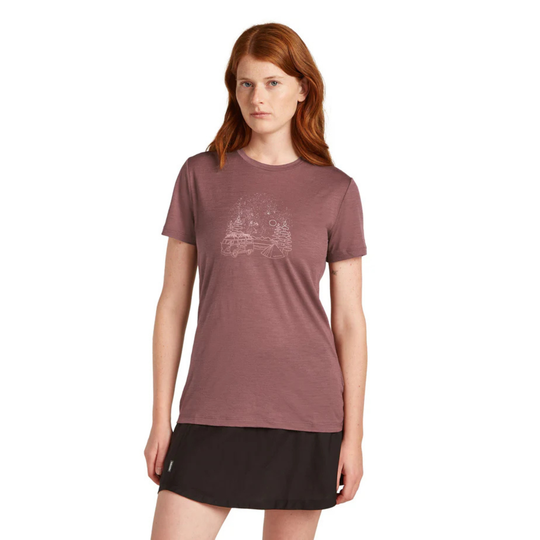 T-shirt Manches Courtes Merino 150 Tech Lite Van Camp - Femme
