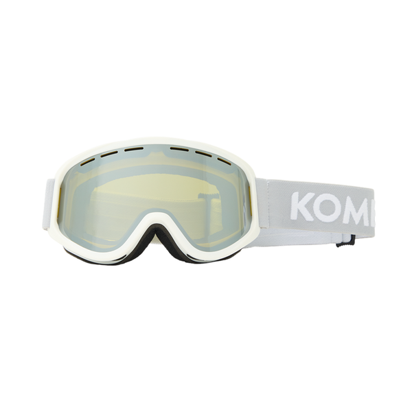Flash Yellow-Silver Ski Goggles - Unisex