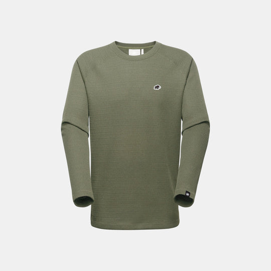 Waffle Long Sleeve Sweater - Men