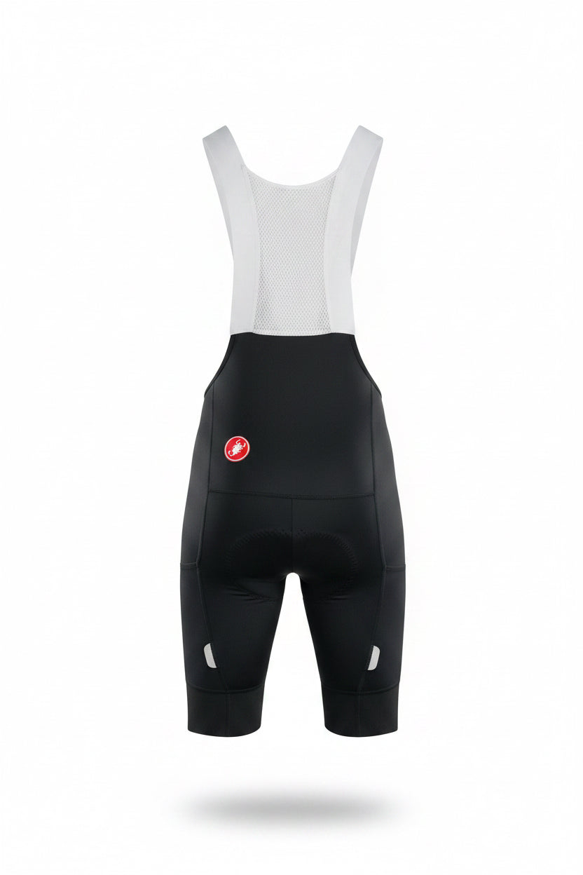 White Bib Shorts - Men's