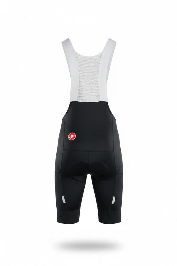 White Bib Shorts - Men's