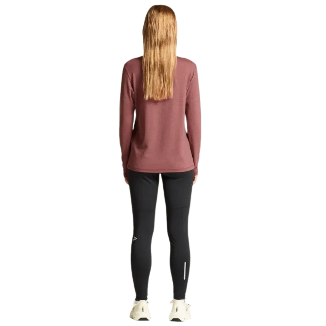 Women's Long-Sleeved Wool Jersey Sweater