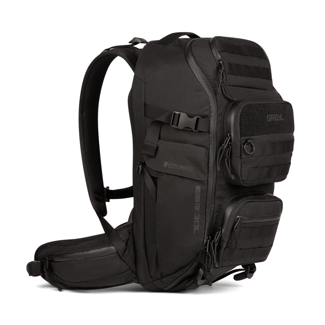 Sac à Dos Mission EXP 30L Black, vue de face