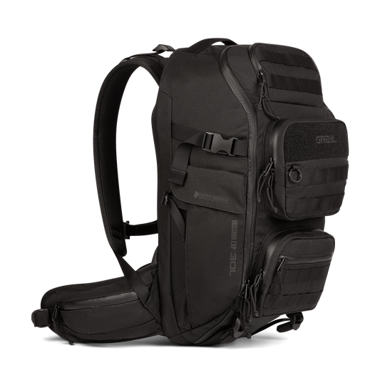 Sac à Dos Mission EXP 30L Black, vue de face