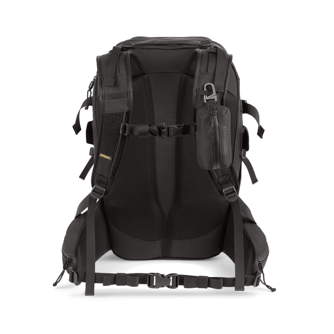 Sac à Dos Mission EXP 30L Black, vue de dos