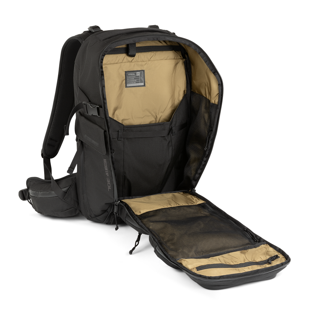 Sac à Dos Mission EXP 30L Black, vue intérieur