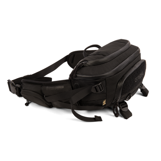 Sac de taille Mission EXP 4.5L Black, vue de face
