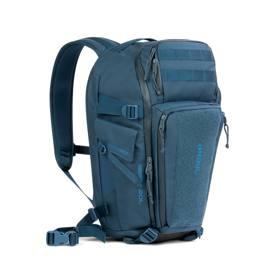 Sac à Dos Transport EXP 20L Wander Blue, vue de face
