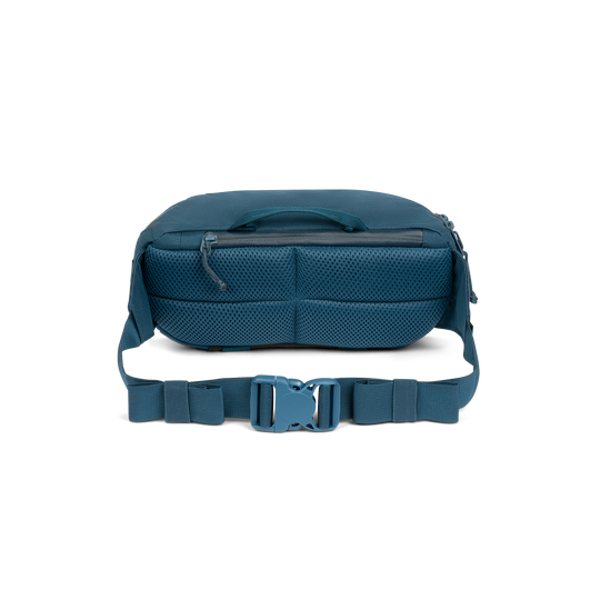Sac de taille Transport 2L. Wander Blue, vue de dos