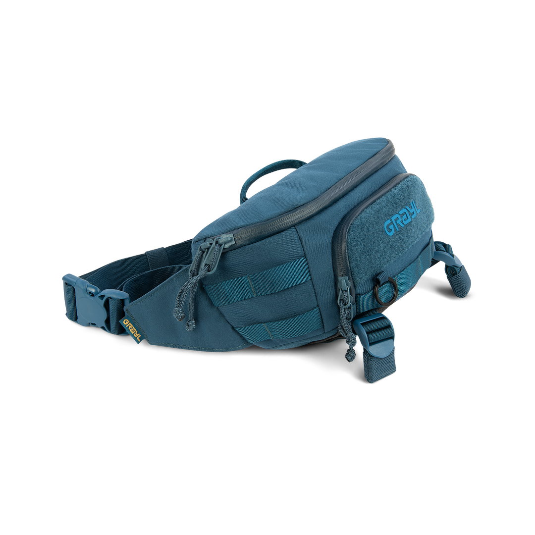 Sac de taille Transport 2L. Wander Blue, vue de face