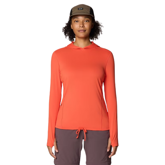 Crater Lake Long Sleeve Hooded Shirt - Women's