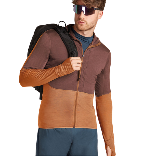 Merino Blend 200 RealFleece Descender Long Sleeve Zip Hoodie - Men's