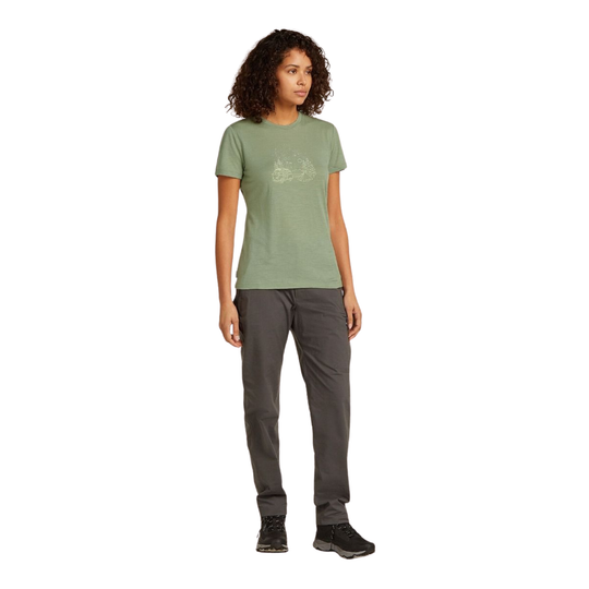 T-shirt Manches Courtes Merino 150 Tech Lite Van Camp - Femme