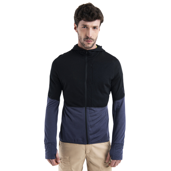 Merino Blend 200 RealFleece Descender Long Sleeve Zip Hoodie - Men's