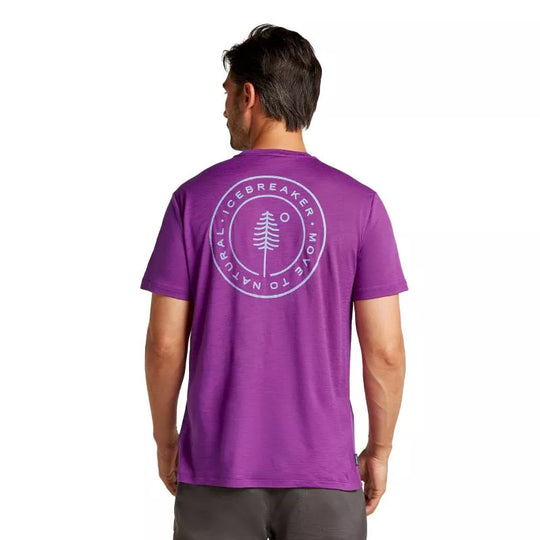 T-shirt Manches Courtes Merino 150 Tech Lite Hike Naturally - Homme