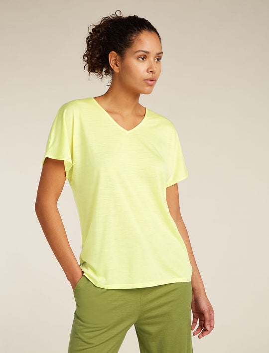 Merino Blend Drayden Reversible SS Sweater - Women