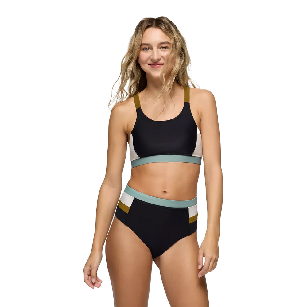 Bas de maillot taille haute Baja Bound - Femme