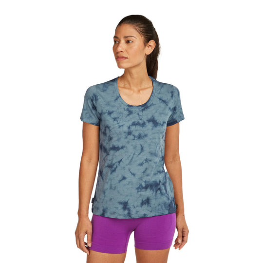 Chandail Merino 150 Tech Lite SS Scoop Cloud Dye - Femme
