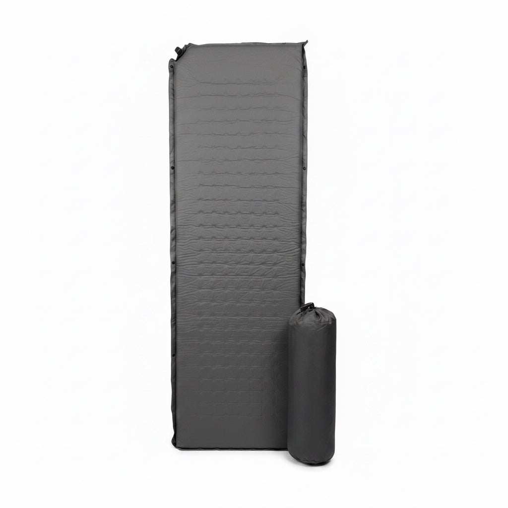 Matelas de sol autogonflant avec attaches latérales