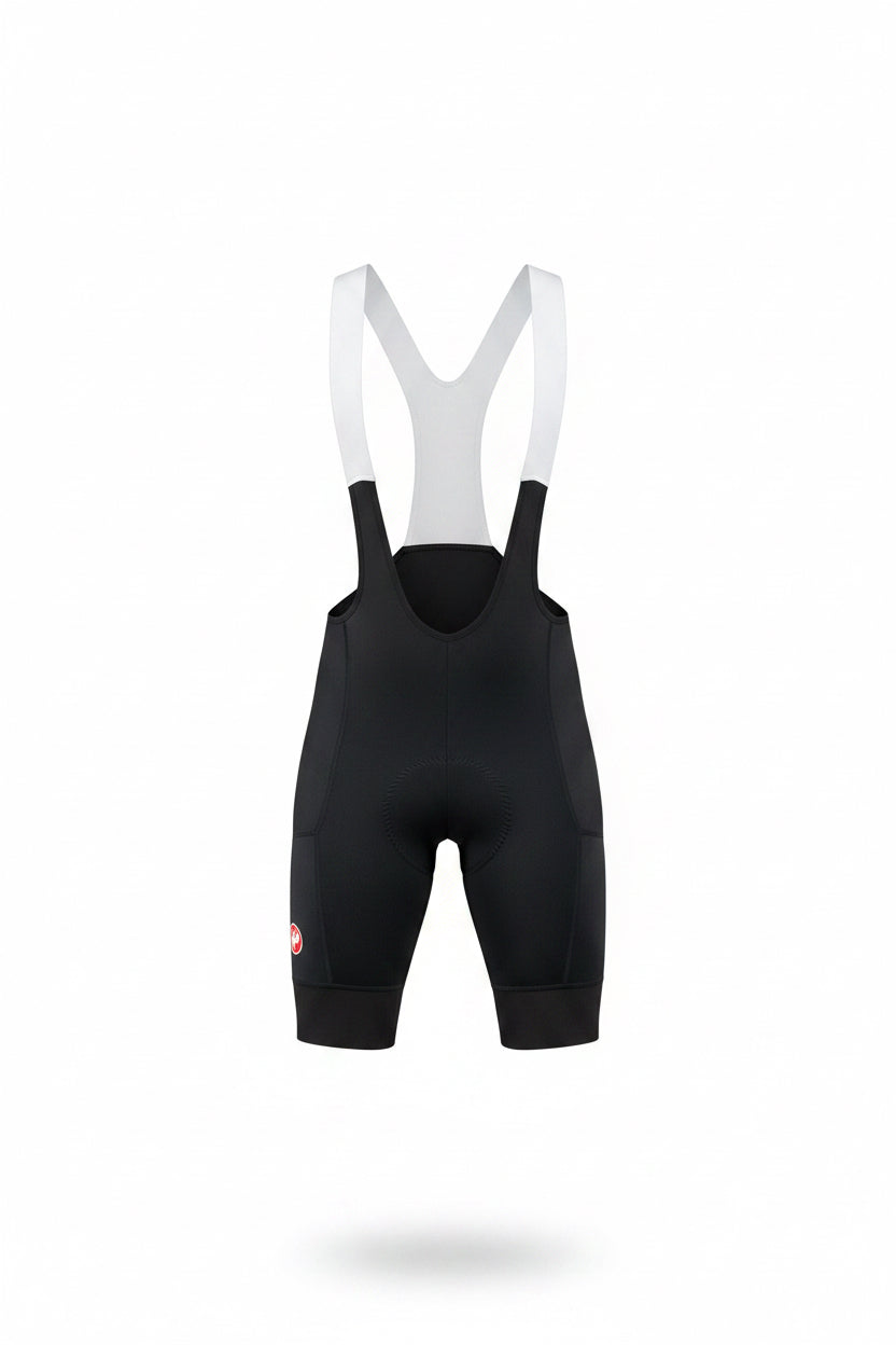 White Bib Shorts - Men's
