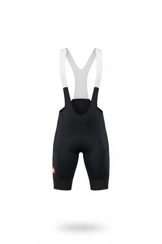 White Bib Shorts - Men's
