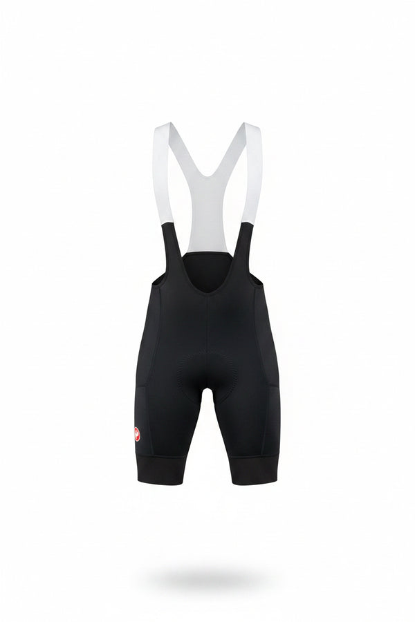 White Bib Shorts - Men's