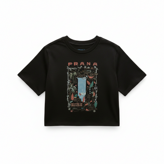 T-shirt manches courtes Everyday Graphic Crop - Femme
