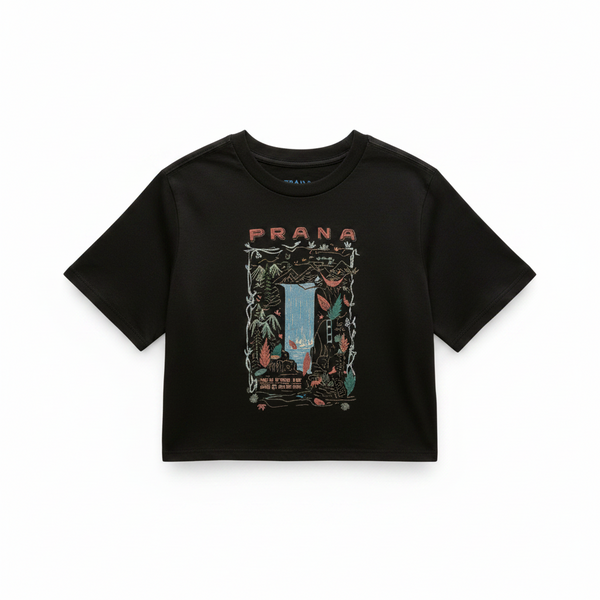 T-shirt manches courtes Everyday Graphic Crop - Femme