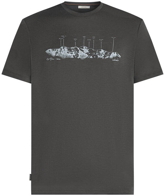 T-shirt Manches Courtes Merino 150 Tech Lite Massif - Homme
