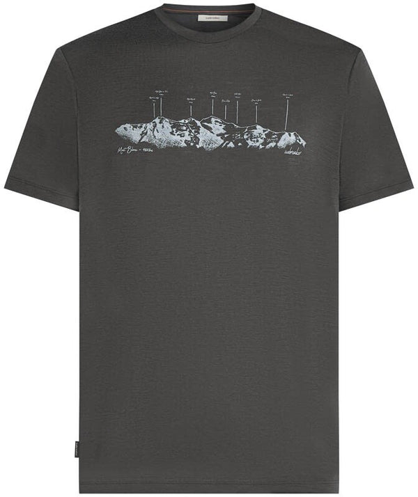 T-shirt Manches Courtes Merino 150 Tech Lite Massif - Homme
