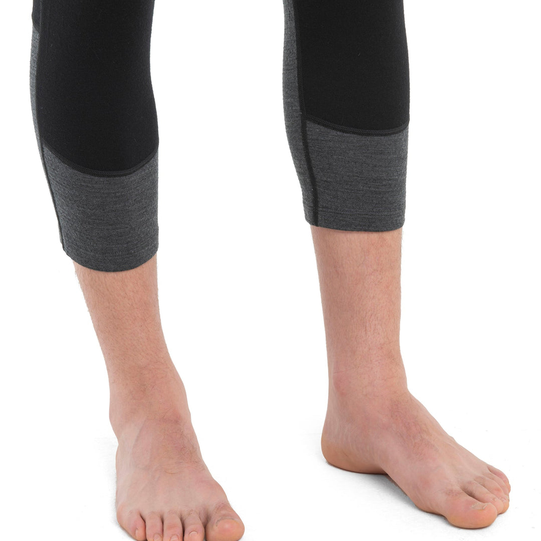 Sous-vetement Icebreaker Merino 260 ZoneKnit Legless homme, Jet Heather - autre angle