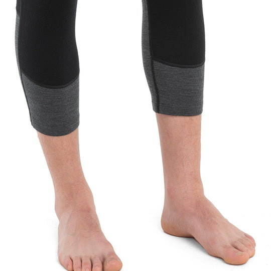Sous-vetement Icebreaker Merino 260 ZoneKnit Legless homme, Jet Heather - autre angle