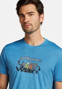 T-shirt Manches Courtes Merino 150 Tech Lite Hike Together - Homme