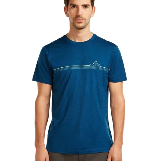 Men's Merino 150 Tech Lite Ridge Lines Short Sleeve T-Shirt