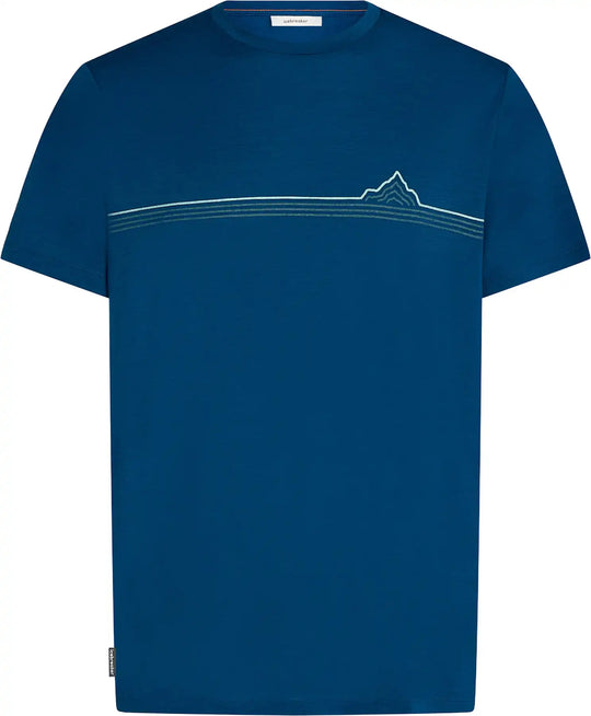 Men's Merino 150 Tech Lite Ridge Lines Short Sleeve T-Shirt