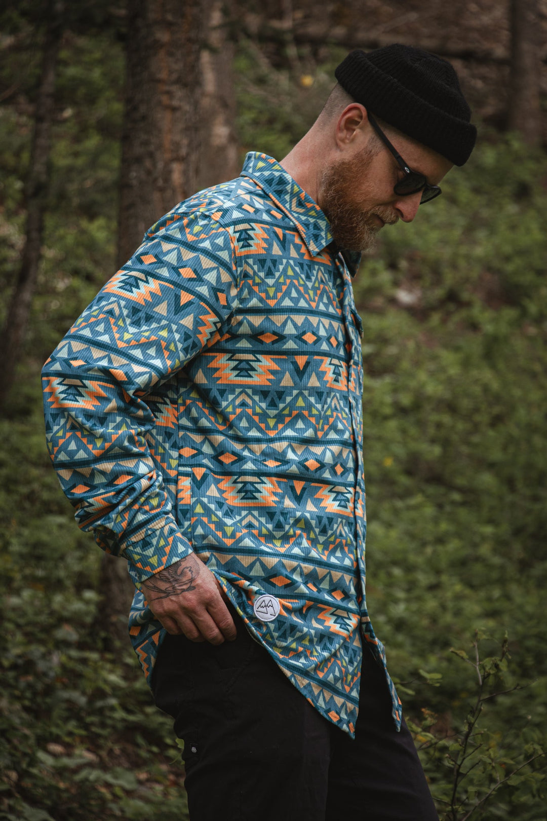 Chemise Beach Cruiser portée - Petit Montagnard