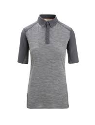 Polo Merino Hike SS - Femme