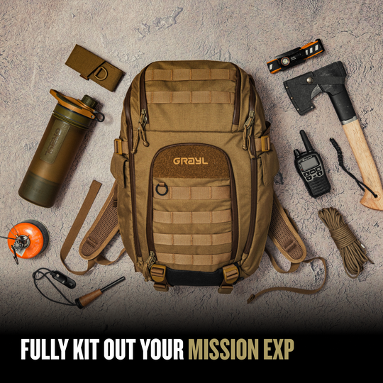 Sac à Dos Mission EXP 25L Olive, vue détail