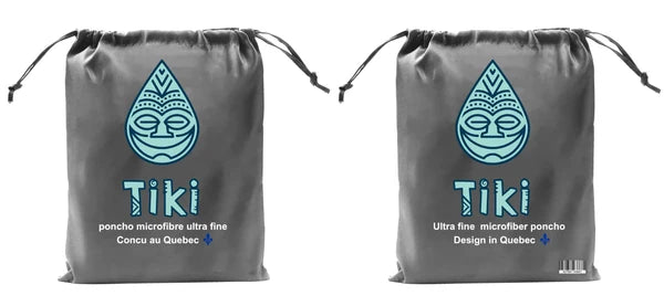 Serviette poncho en microfibre TIKI