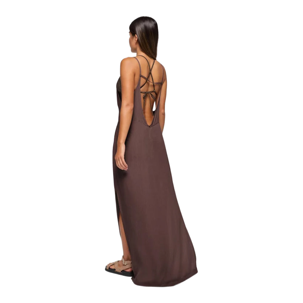 Robe maxi col V Fernie - Femme