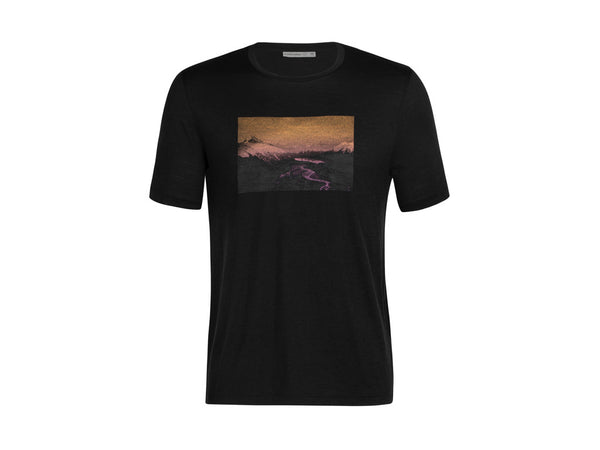 Men's Merino Blend Central Classic Mountain Mantra Short Sleeve T-Shirt
