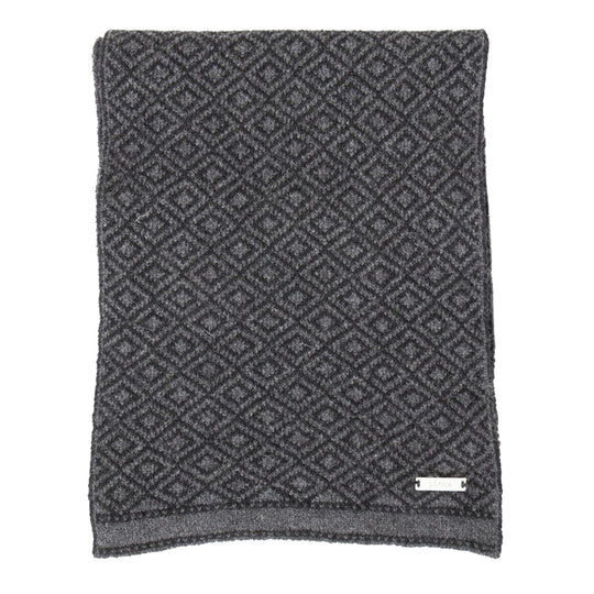 Foulard Granit Sätila motif losange charcoal - vue produit