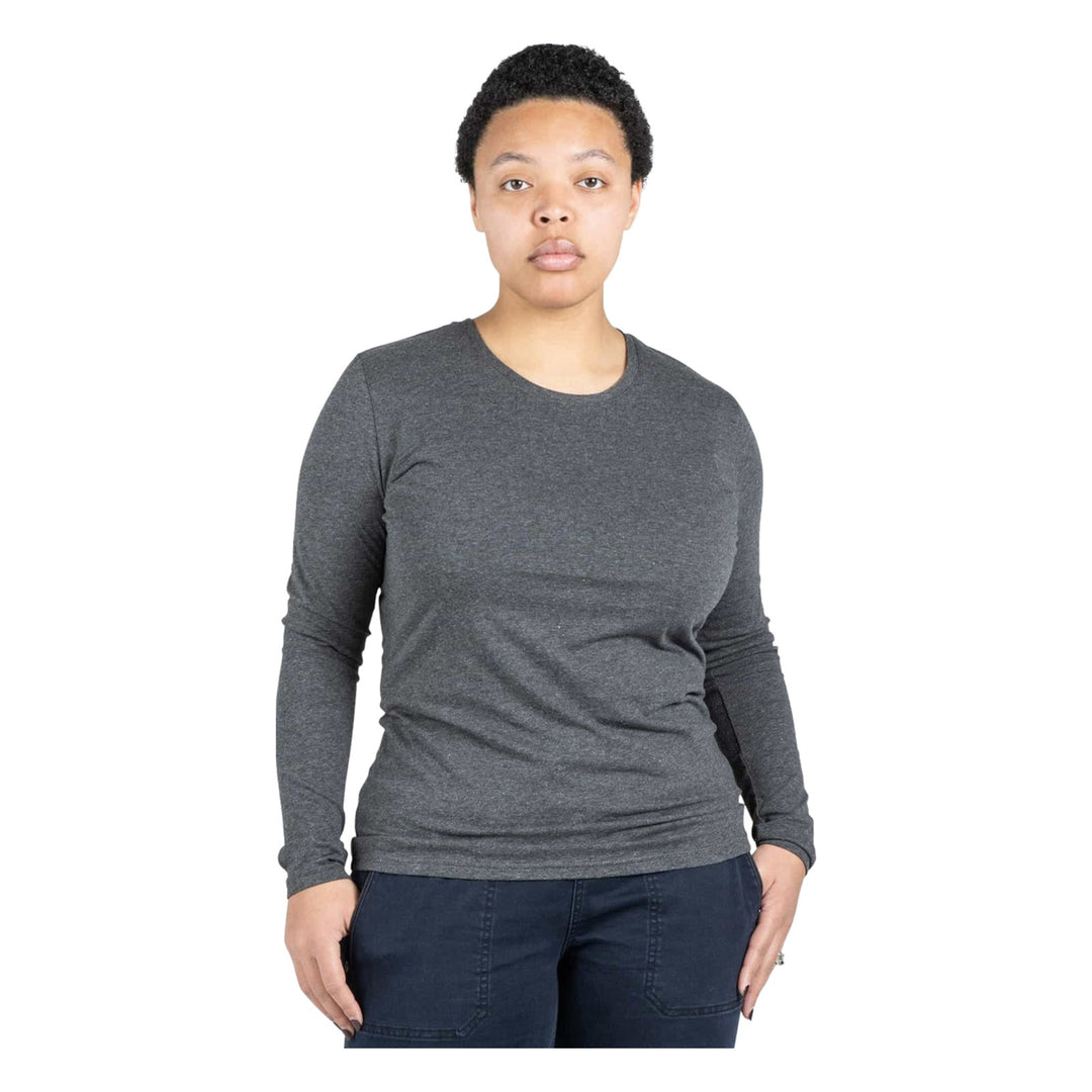 Chandail manches longues Wicking Dark Grey Melange