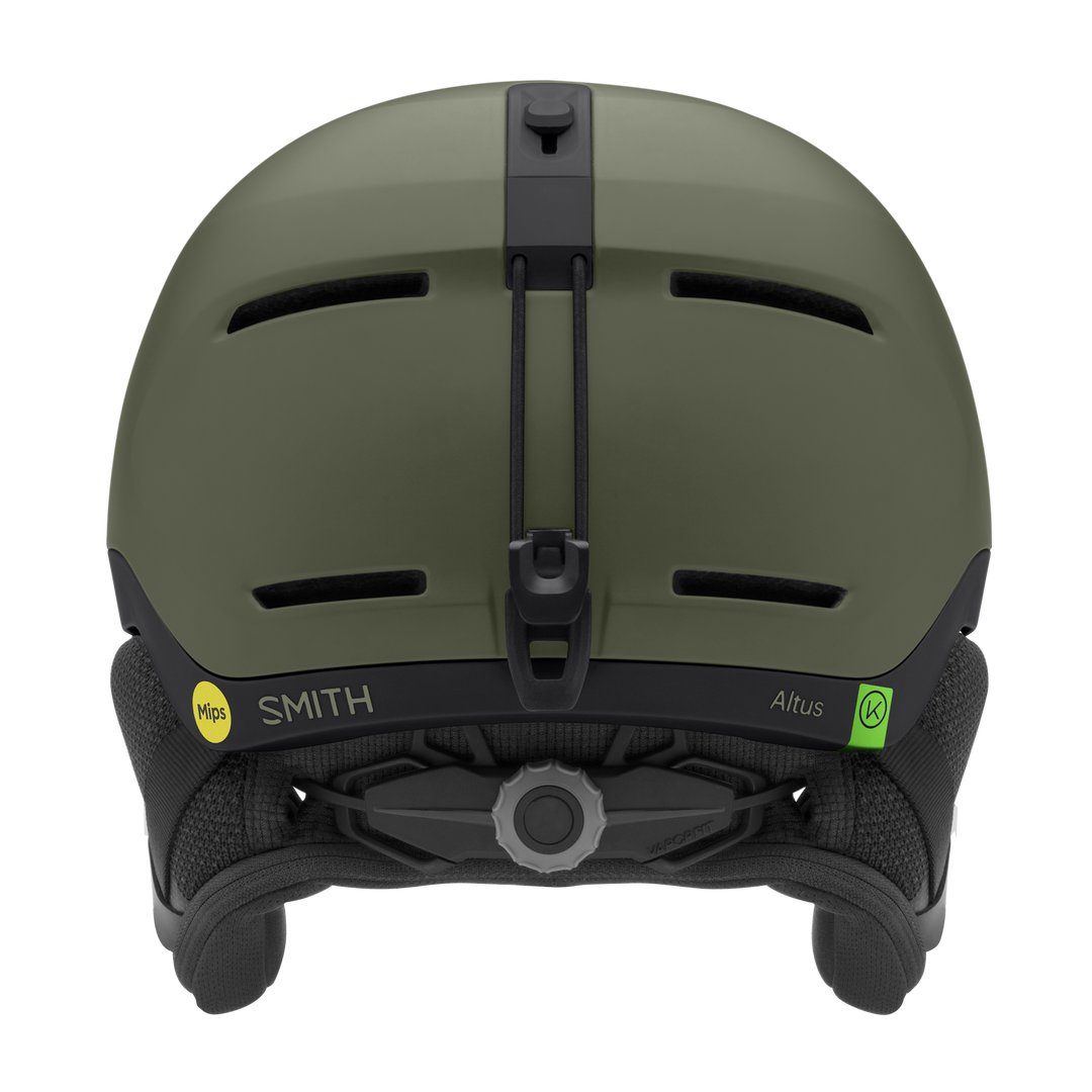 Altus MIPS Matte Fatigue Green / Black dos