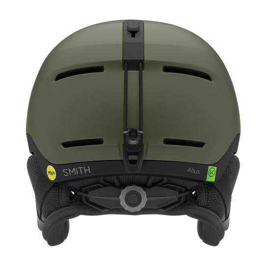 Altus MIPS Matte Fatigue Green / Black dos