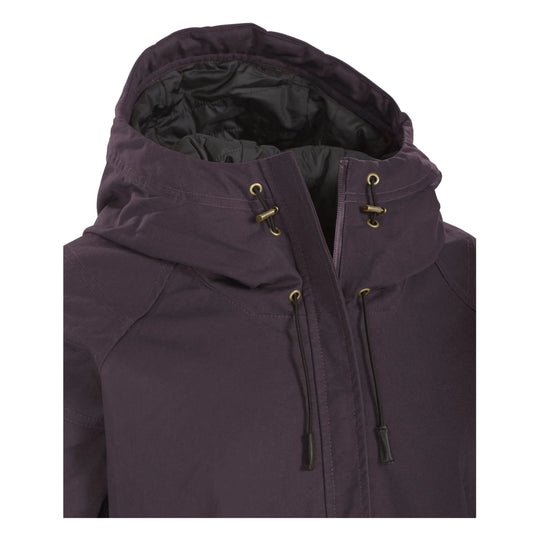 Anorak Alps and Meters femme coloris Fudge - détail capuchon