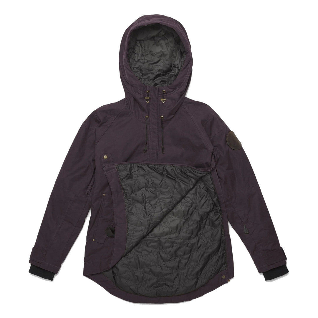 Anorak Alps and Meters femme coloris Fudge - détail intérieur