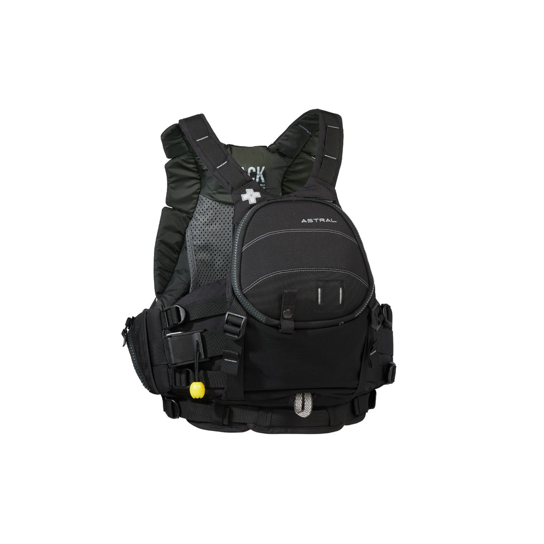 Gilet de flottaison Astral GreenJacket - noir, trois quarts