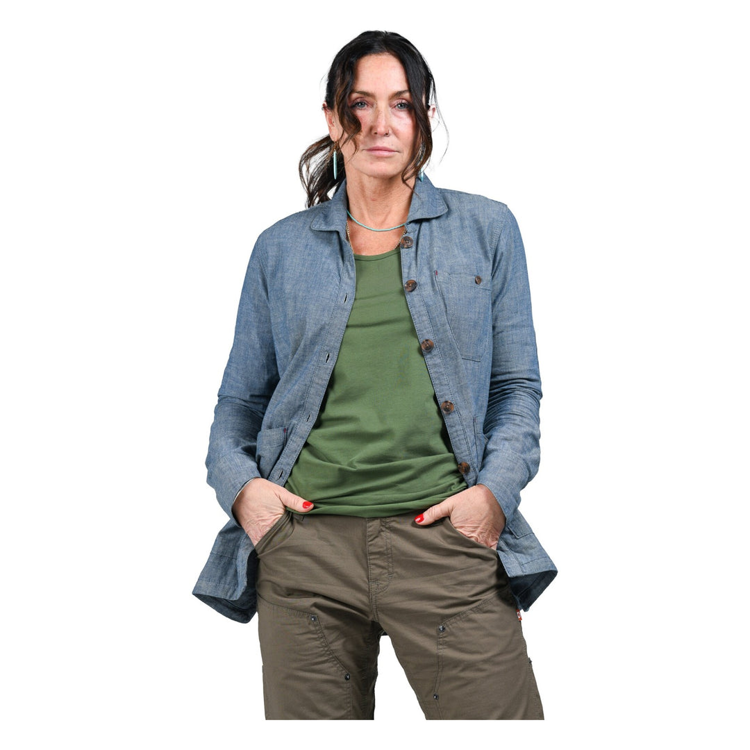 Chemise-veste Waldie Indigo Chambray 2
